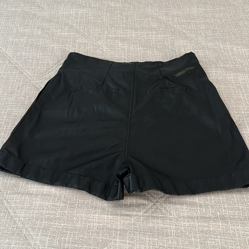 7 for all mankind Faux leather Shorts